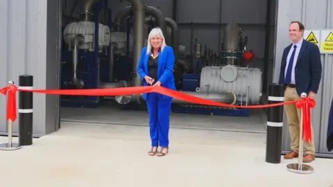 UK Space Agency Amanda Solloway opening centre