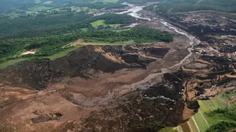 Reuters Aerial view of the Brumadinho dam