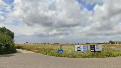 Google Sign for VC Cooke, near Beccles