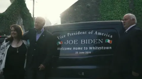 Carlingford can expect a big visitor spin-off if Joe Biden becomes president.