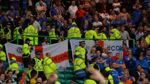 Getty Images police and stewards