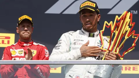 Sebastian Vettel and Lewis Hamilton