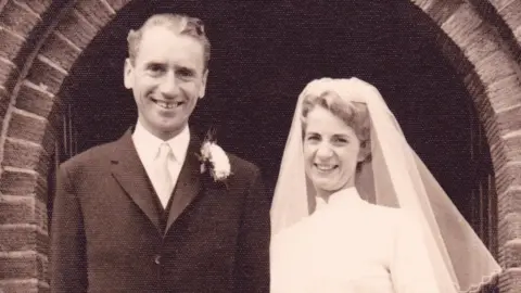 Cynthia Tuck Cynthia Tuck on her wedding day, with her husband George