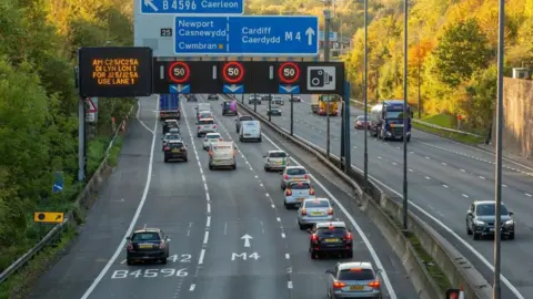 Getty Images The M4 at Newport
