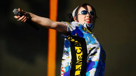 BBC Billie Eilish on stage