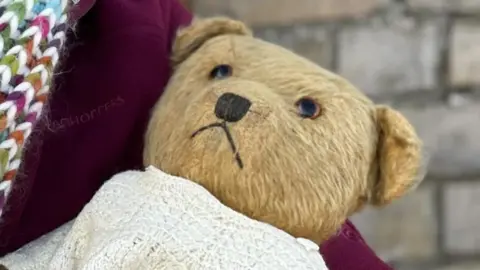 Steve Hubbard/BBC Teddy bear