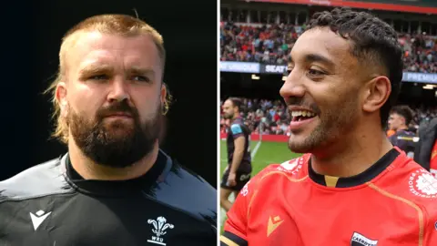 Two pictures of Tomas Francis (left) and Gabriel Hamer-Webb