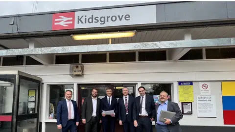 LDRS Councillors at Kidsgrove Station