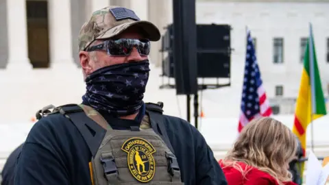 Getty Images Oath Keeper militia member