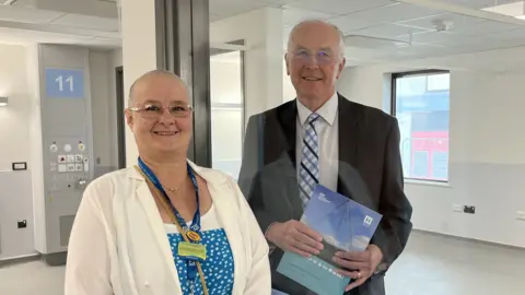 Andrew Turner/BBC Sheena McBain and Ian Clayton