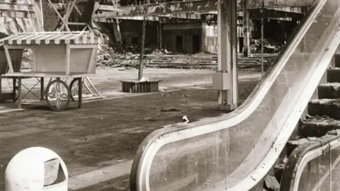 MANX NATIONAL HERITAGE Inside Summerland after the fire