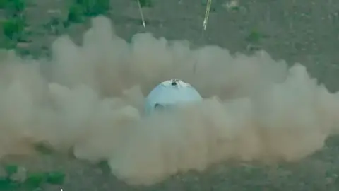 Blue Origin The moment the capsule touched down in the West Texas desert