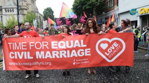 Pacemaker The Love Equality campaign has held rallies and protests calling for same-sex marriage to be legalised