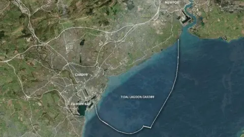 Tidal Lagoon Power Proposed plan for Cardiff