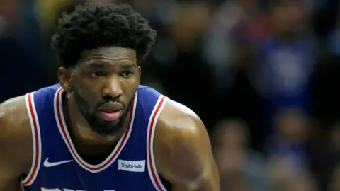 Getty Images Joel Embiid of Philadelphia 76ers