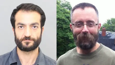 Toronto Police Services Selim Esen, left, and Andrew Kinsman