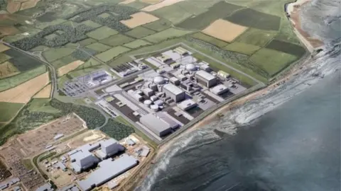 PA Artist's impression of Hinkley C