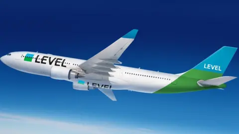 IAG Level airline aircraft