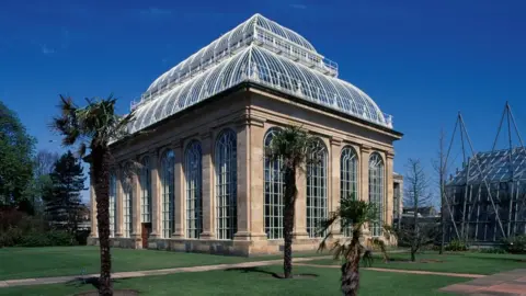 Getty Images Palm house at Royal Botanic Garden in Edinburgh