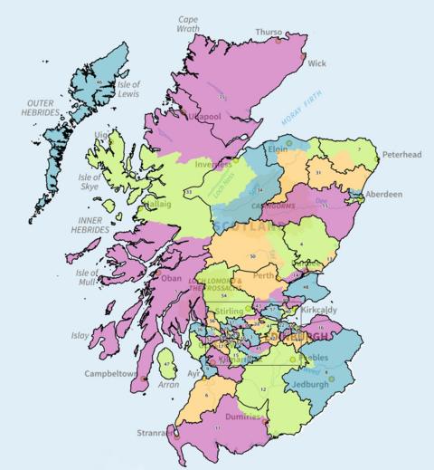 Plan for changes to electoral map as Scotland loses two MPs - BBC News