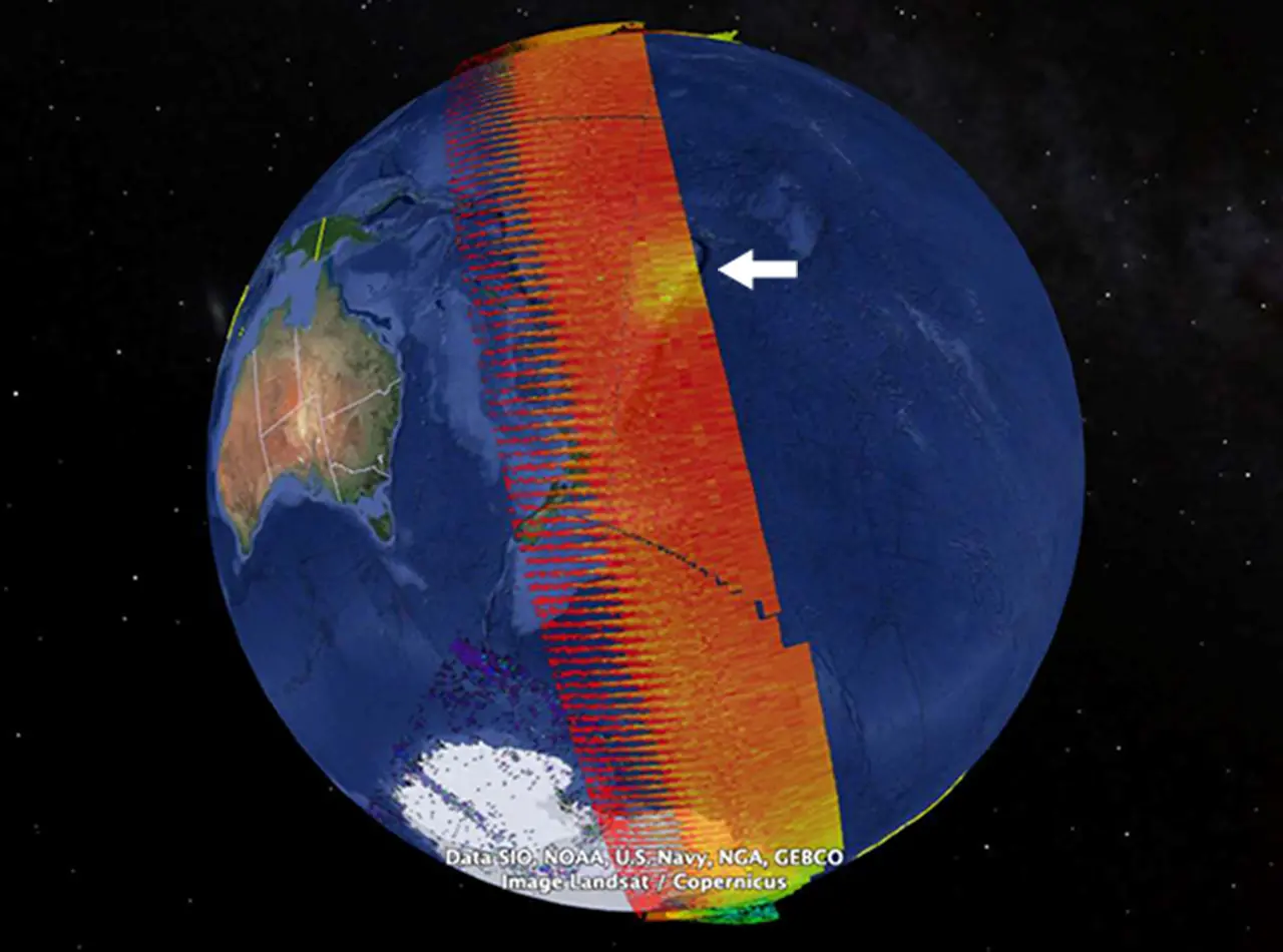 SIO/NOAA/US Navy/NGA/GEBCO UV data