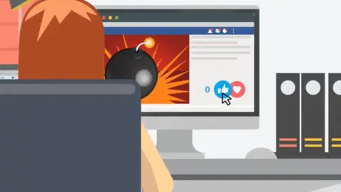 Dagestan interior ministry/YouTube Dagestan police video warns against extremism online 2018