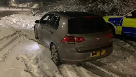 West Yorkshire Police Vehicle stopped by police