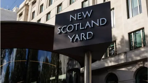 Getty Images New Scotland Yard sign