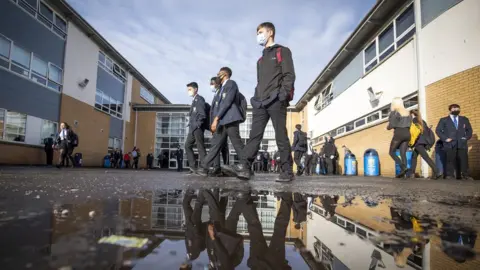 PA Media Pupils at school