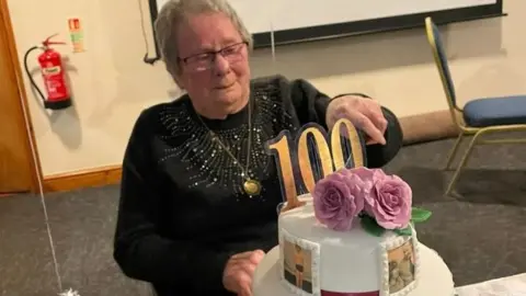 Gibbs family Lily Gibbs at her 100th birthday celebrations