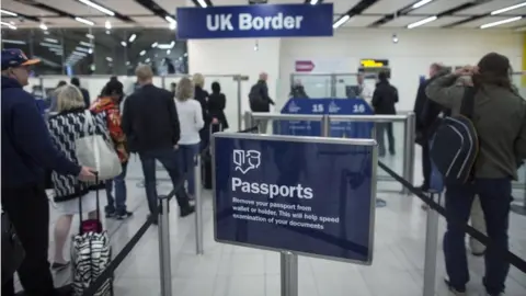 Getty Images Passport control
