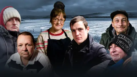 BBC Jade, Alan, Alison, Sam, Brian and Stacy - all current, or former, rough sleepers