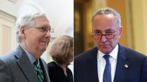 EPA and Reuters Mitch McConnell and Chuck Schumer