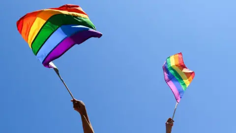 Getty Images Rainbow flag