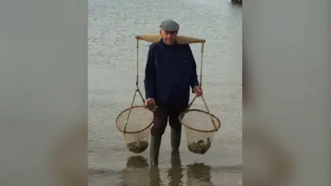 Graham West Derrick West in his 90s hard at work