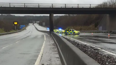 Police Scotland closed M80