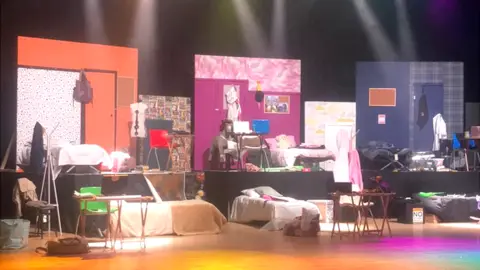 KA Media Stage set of Room 46