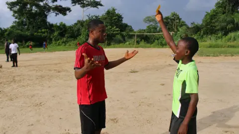 BBC Isaac's hero is the British referee Howard Webb