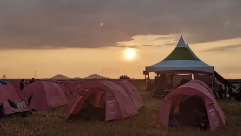 Charlotte Swaffer The campsite in South Korea