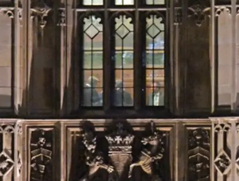 PA Conservative MPs gathering in committee room 14 on Wednesday evening