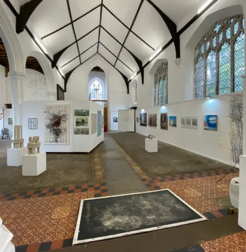 Mark Wilson Inside of a church