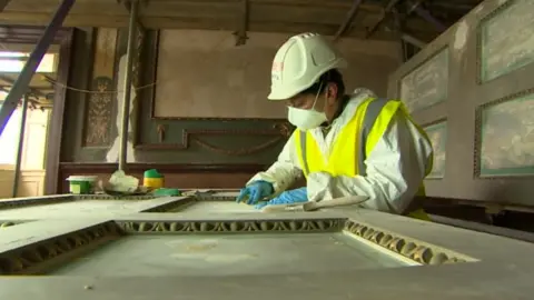 Delapre Abbey restoration