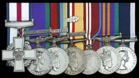 PA Media Medals belonging to Sgt Major John Thompson