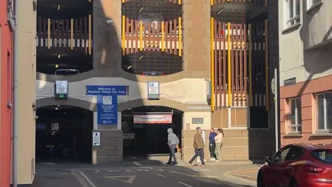 BBC Patriotic Street car park Jersey