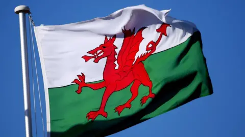 Getty Images A close-up of a Welsh flag during the final round of the Omega European Masters at Crans-Sur-Sierre Golf Club on September 9, 2007 in Crans Montana, Switzerland.