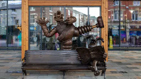 Steve Morgan/BBC Wallace and Gromit statue