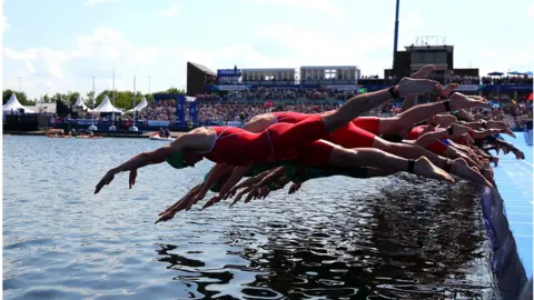 Getty Images Strathclyde Park will be the venue for the triathlon and the rowing