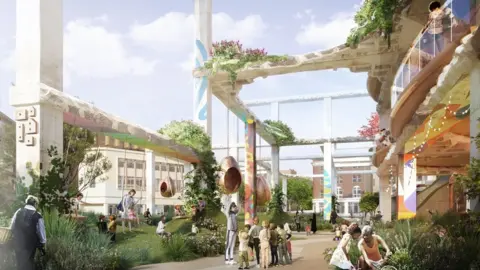 Heatherwick Studios Artist impression of new-look Broadmarsh site