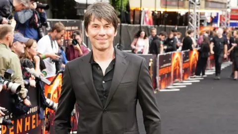 PA Media Brian Cox - an actual scientist - was also spotted on the red carpet