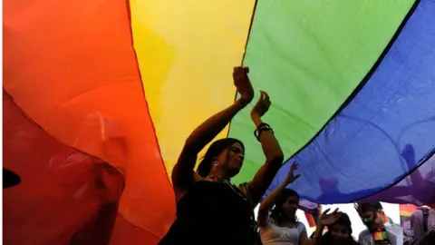 Getty Images Pride parade in Delhi